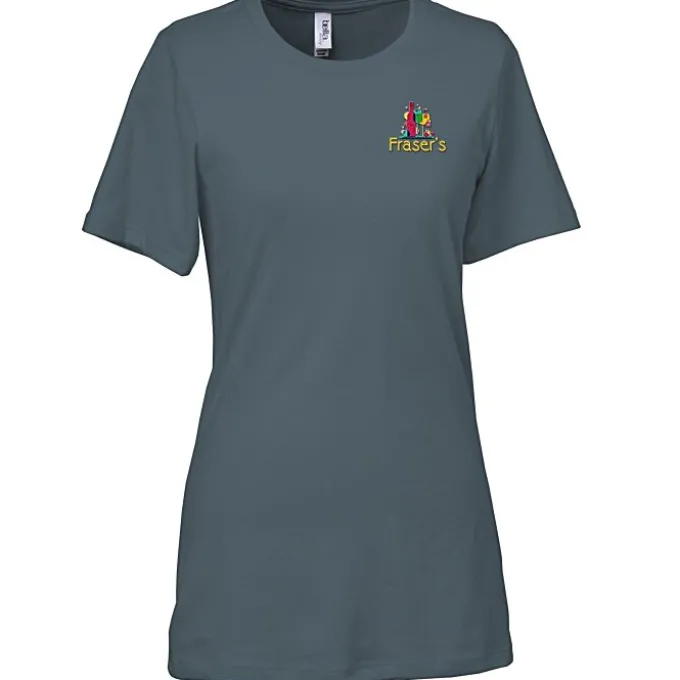 Bella+Canvas Relaxed Crewneck T-Shirt - Ladies’ - Embroidered