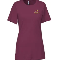 Bella+Canvas Relaxed Crewneck T-Shirt - Ladies’ - Embroidered
