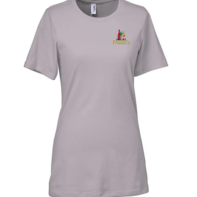 Bella+Canvas Relaxed Crewneck T-Shirt - Ladies’ - Embroidered