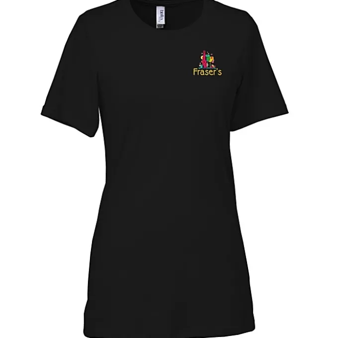 Bella+Canvas Relaxed Crewneck T-Shirt - Ladies’ - Embroidered