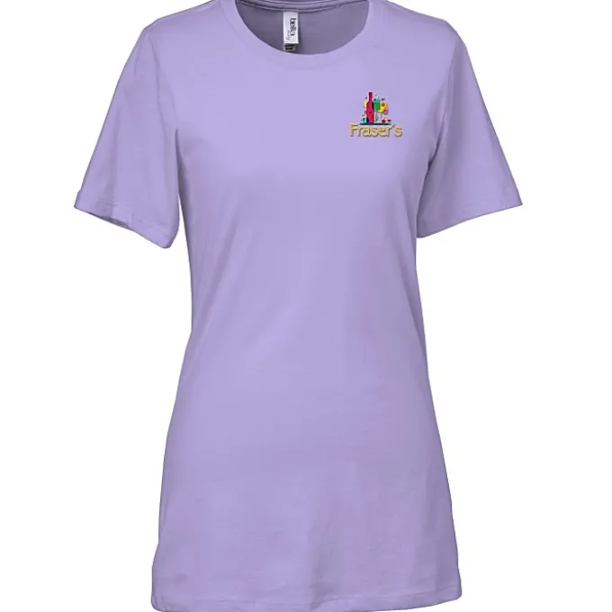 Bella+Canvas Relaxed Crewneck T-Shirt - Ladies’ - Embroidered
