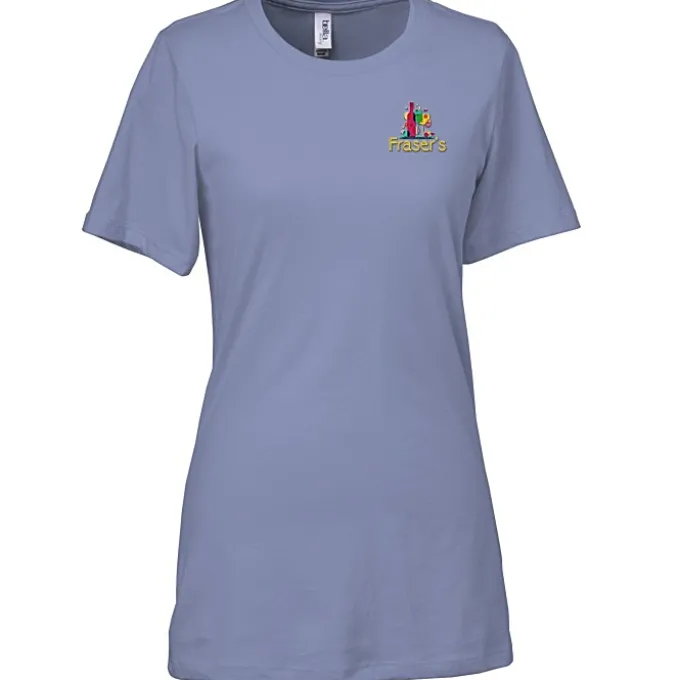 Bella+Canvas Relaxed Crewneck T-Shirt - Ladies’ - Embroidered