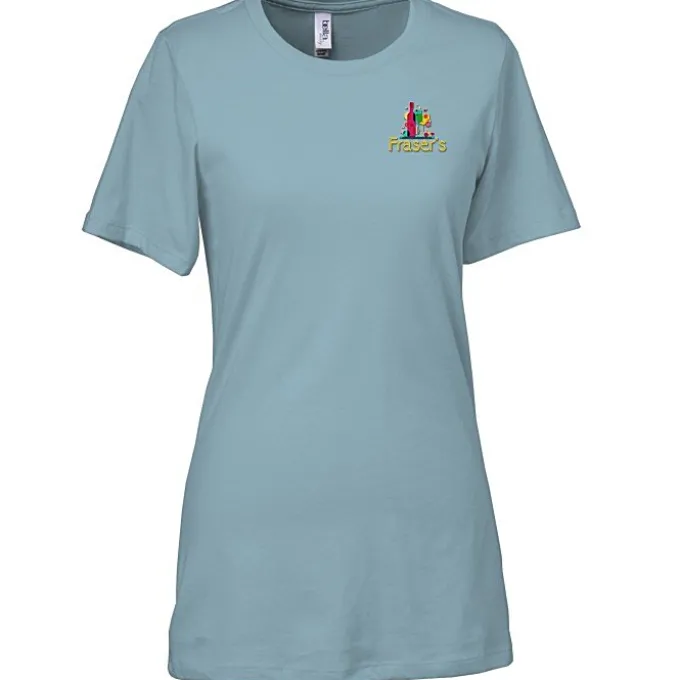 Bella+Canvas Relaxed Crewneck T-Shirt - Ladies’ - Embroidered