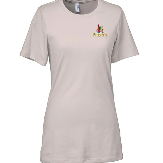 Bella+Canvas Relaxed Crewneck T-Shirt - Ladies’ - Embroidered