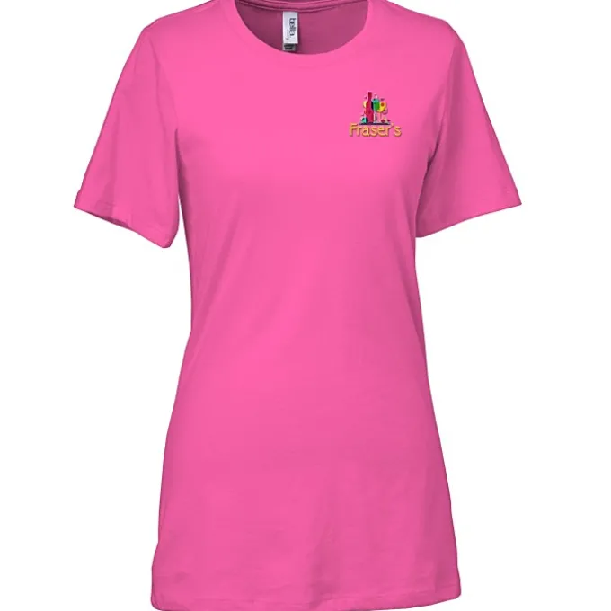Bella+Canvas Relaxed Crewneck T-Shirt - Ladies’ - Embroidered