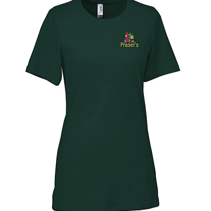 Bella+Canvas Relaxed Crewneck T-Shirt - Ladies’ - Embroidered
