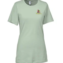 Bella+Canvas Relaxed Crewneck T-Shirt - Ladies’ - Embroidered
