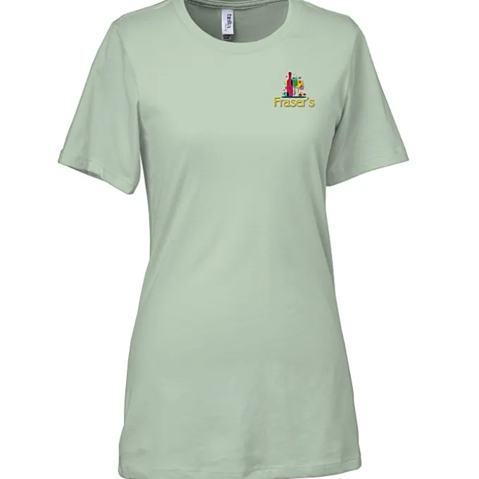 Bella+Canvas Relaxed Crewneck T-Shirt - Ladies’ - Embroidered