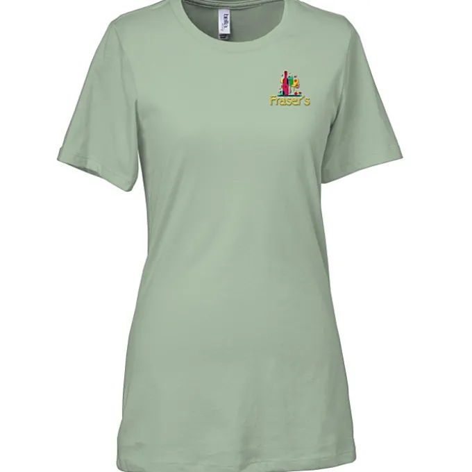 Bella+Canvas Relaxed Crewneck T-Shirt - Ladies’ - Embroidered