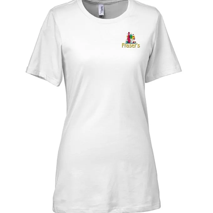 Bella+Canvas Relaxed Crewneck T-Shirt - Ladies’ - Embroidered