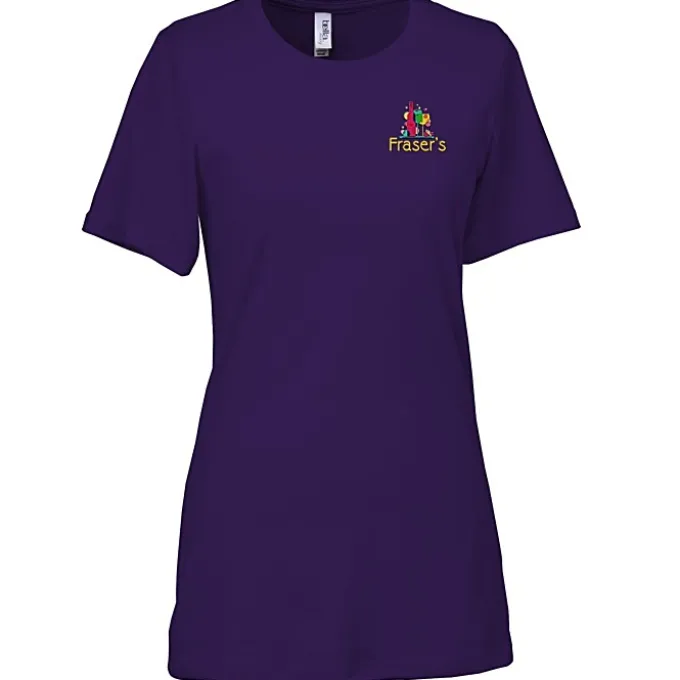 Bella+Canvas Relaxed Crewneck T-Shirt - Ladies’ - Embroidered