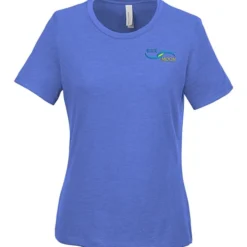 Bella+Canvas Relaxed Crewneck T-Shirt - Ladies' - Heathers - Embroidered
