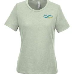 Bella+Canvas Relaxed Crewneck T-Shirt - Ladies' - Heathers - Embroidered