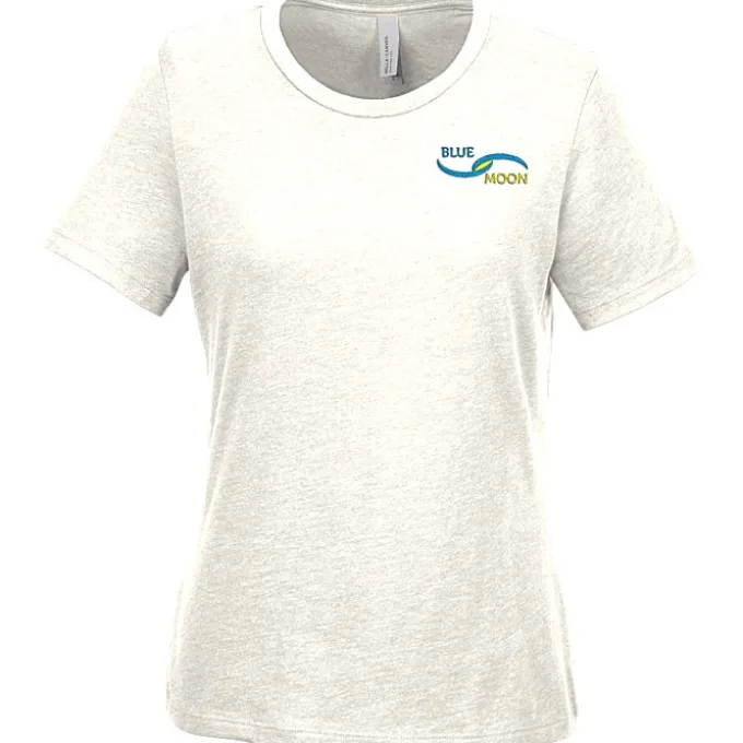 Bella+Canvas Relaxed Crewneck T-Shirt - Ladies' - Heathers - Embroidered