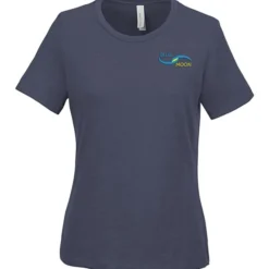 Bella+Canvas Relaxed Crewneck T-Shirt - Ladies' - Heathers - Embroidered