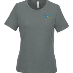 Bella+Canvas Relaxed Crewneck T-Shirt - Ladies' - Heathers - Embroidered