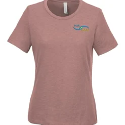 Bella+Canvas Relaxed Crewneck T-Shirt - Ladies' - Heathers - Embroidered