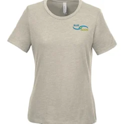 Bella+Canvas Relaxed Crewneck T-Shirt - Ladies' - Heathers - Embroidered