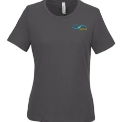 Bella+Canvas Relaxed Crewneck T-Shirt - Ladies' - Heathers - Embroidered