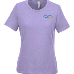 Bella+Canvas Relaxed Crewneck T-Shirt - Ladies' - Heathers - Embroidered