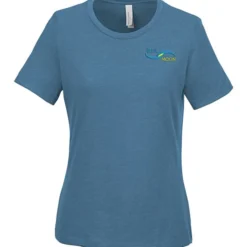 Bella+Canvas Relaxed Crewneck T-Shirt - Ladies' - Heathers - Embroidered