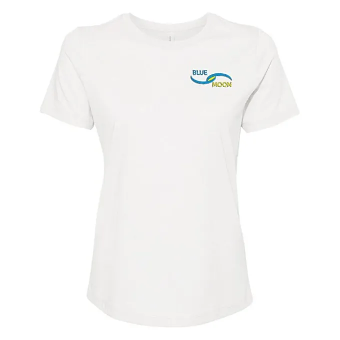 Bella+Canvas Relaxed Crewneck T-Shirt - Ladies' - Heathers - Embroidered