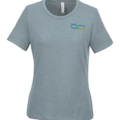 Bella+Canvas Relaxed Crewneck T-Shirt - Ladies' - Heathers - Embroidered