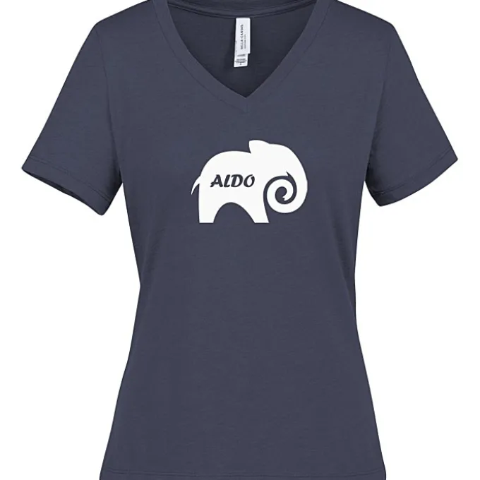 Bella+Canvas Relaxed V-Neck T-Shirt - Ladies' - Heathers - Screen