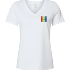 Bella+Canvas Relaxed V-Neck T-Shirt - Ladies' - Heathers - Embroidered