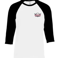 Bella+Canvas 3/4 Sleeve Baseball Tee - Embroidered