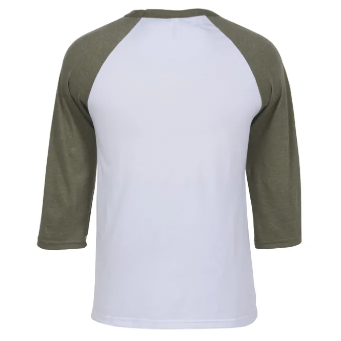 Bella+Canvas 3/4 Sleeve Baseball Tee - Screen