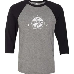 Bella+Canvas 3/4 Sleeve Baseball Tee - Screen