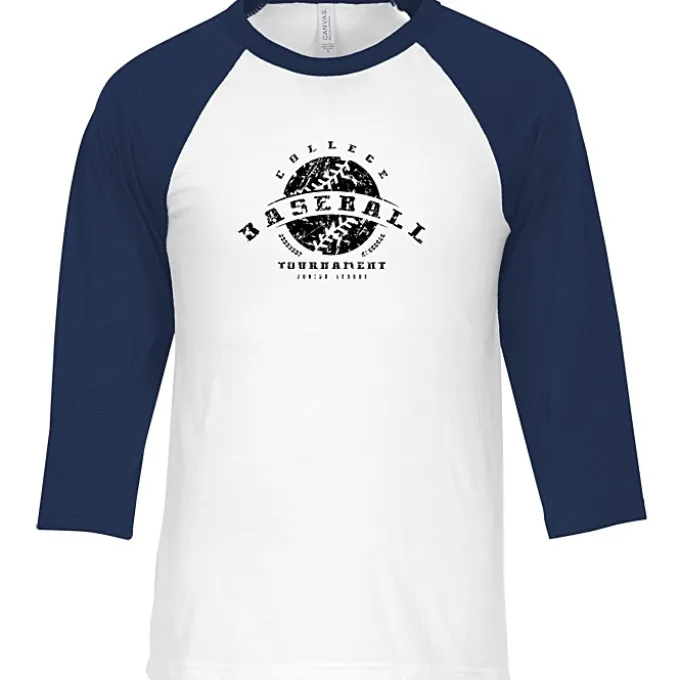 Bella+Canvas 3/4 Sleeve Baseball Tee - Screen
