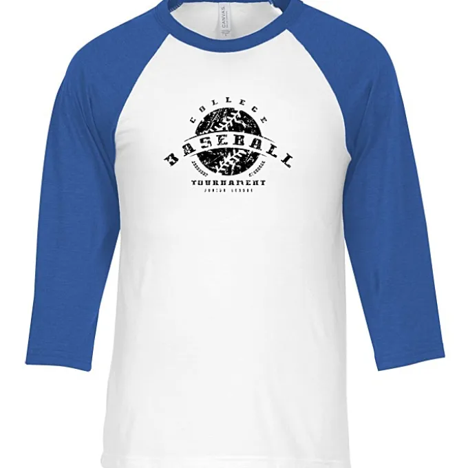 Bella+Canvas 3/4 Sleeve Baseball Tee - Screen