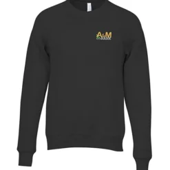 Bella+Canvas Solid Sponge Fleece Raglan Crewneck - Embroidered