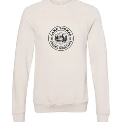 Bella+Canvas Solid Sponge Fleece Raglan Crewneck - Screen