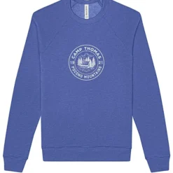 Bella+Canvas Solid Sponge Fleece Raglan Crewneck - Screen