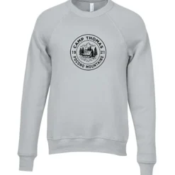 Bella+Canvas Solid Sponge Fleece Raglan Crewneck - Screen