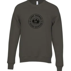 Bella+Canvas Solid Sponge Fleece Raglan Crewneck - Screen
