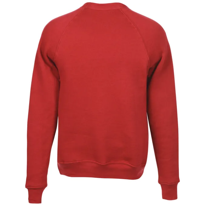 Bella+Canvas Solid Sponge Fleece Raglan Crewneck - Screen