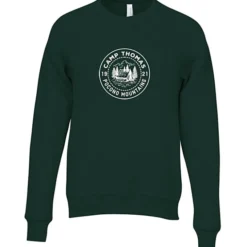 Bella+Canvas Solid Sponge Fleece Raglan Crewneck - Screen