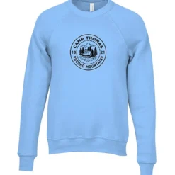 Bella+Canvas Solid Sponge Fleece Raglan Crewneck - Screen