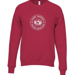 Bella+Canvas Solid Sponge Fleece Raglan Crewneck - Screen