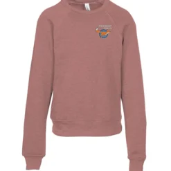Bella+Canvas Sponge Fleece Sweatshirt - Youth - Embroidered