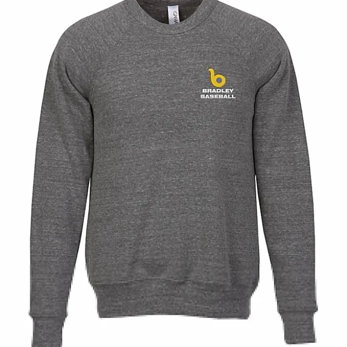 Bella+Canvas Tri-Blend Sponge Fleece Crewneck - Embroidered