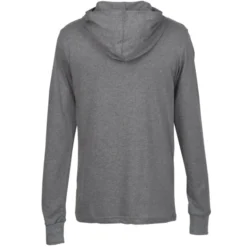 Bella+Canvas Unisex Long Sleeve Jersey Hoodie - Embroidered