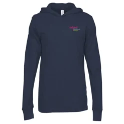 Bella+Canvas Unisex Long Sleeve Jersey Hoodie - Embroidered