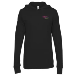 Bella+Canvas Unisex Long Sleeve Jersey Hoodie - Embroidered