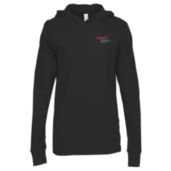 Bella+Canvas Unisex Long Sleeve Jersey Hoodie - Embroidered