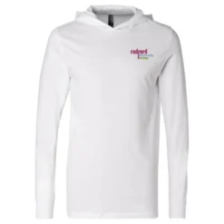 Bella+Canvas Unisex Long Sleeve Jersey Hoodie - Embroidered